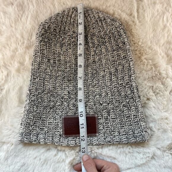 Love Your Melon Heathered Gray Knit Beanie - Picture 5 of 5